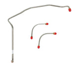 t 1969 Chevrolet Camaro Pump to Carburetor Fuel Line 3 Line Kit+Fuel BLK FPC6975SS Fine Lines