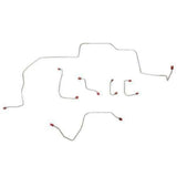 Front Brake Line Kit for 1969 Ford Mustang Boss 429 disc brakes stainless steel