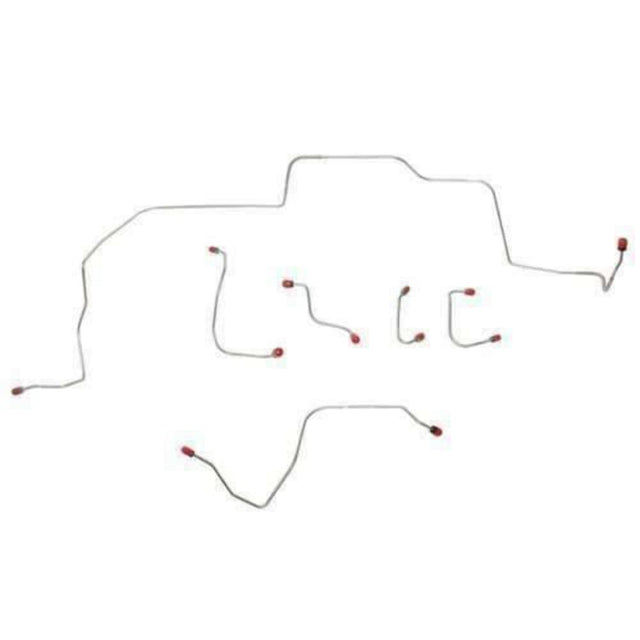 Front Brake Line Kit for 1969 Ford Mustang Boss 429 disc brakes stainless steel