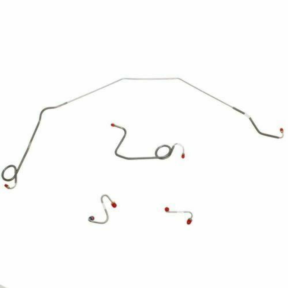 Front Brake Line Kit for 1969 Pontiac Firebird drum brakes stainless steel
