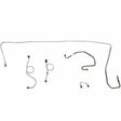 t 1970-71 Dodge Challenger Front Brake Line Kit Manual Disc Brakes - EKT7008OM Fine Lines