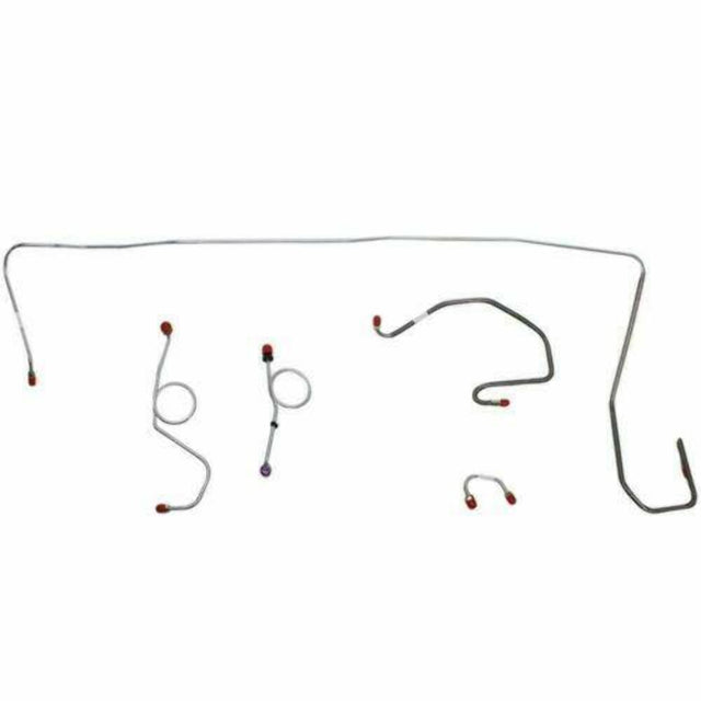t 1970-71 Dodge Challenger Front Brake Line Kit Manual Disc Brakes - EKT7008OM Fine Lines