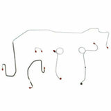 t 1970-71 Dodge Challenger Front Brake Line Kit Power Disc Brakes Steel EKT7005OM Fine Lines