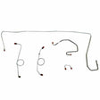 t 1970-71 Dodge Challenger Front Brake Line Kit Power Front Disc Brakes - EKT7007OM Fine Lines