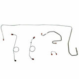 t 1970-71 Dodge Challenger Front Brake Line Kit Power Front Disc Brakes - EKT7007OM Fine Lines