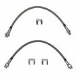 Brake Hose Kit for 1970-1971 Dodge Dart disc brakes stainless steel