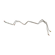 t 1970-71 Ford Fairlane Transmission Cooler Lines w/ C6 Transmission - DTC7002OM Fine Lines