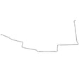 Fuel Line for 1970-1972 Dodge Challenger stainless steel