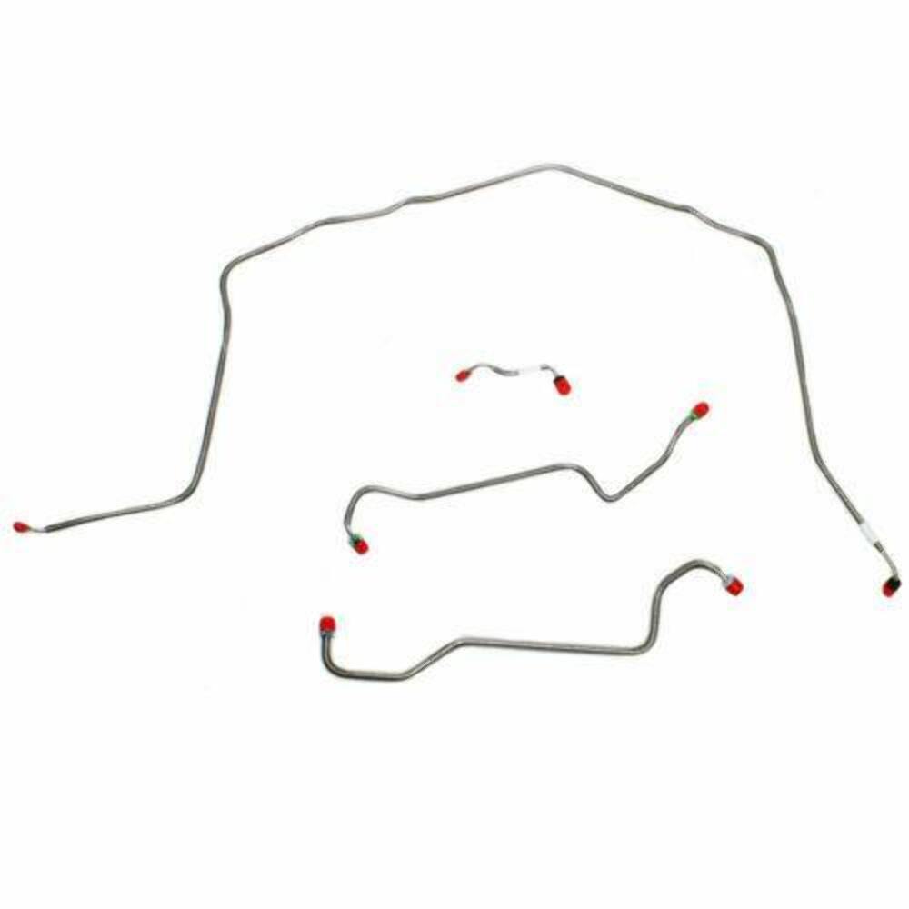 Front Brake Line Kit for 1970-1973 Chevy Corvette stainless steel
