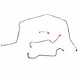 Front Brake Line Kit for 1970-1973 Chevy Corvette stainless steel