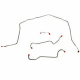 Front Brake Line Kit for 1970-1973 Chevy Corvette stainless steel