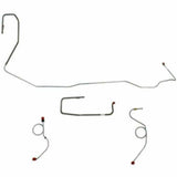 t 1970-73 Dodge Challenger Front Brake Line Kit Power Drum Brakes - EKT7002OM Fine Lines