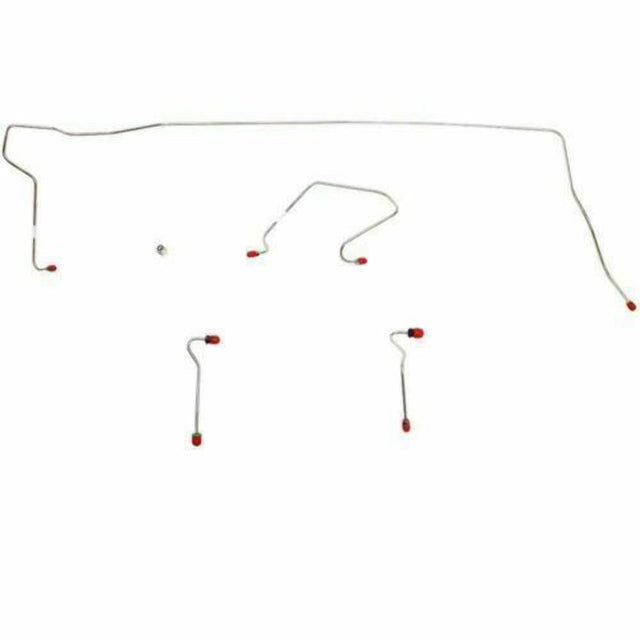 t 1970-74 Dodge Challenger Front Brake Line Kit Conversion Disc Brakes - EKT7011OM Fine Lines