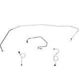 Front Brake Line Kit for 1970-1974 Dodge Challenger disc brakes drum brakes stainless steel
