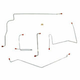 t 1970 AMC AMX Front Brake Line Kit Power Drum Brake 5 Piece Set - JKT7003OM Fine Lines