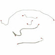 Front Brake Line Kit for 1970 Buick Skylark stainless steel