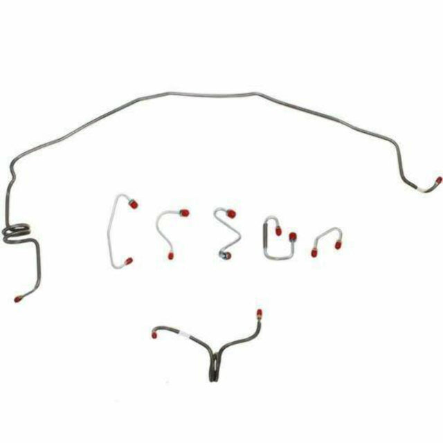 t 1970 Chevrolet Camaro Front Brake Line Kit Power Disc Brakes - FKT7005SS Fine Lines