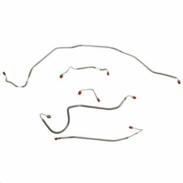 t 1970 Chevrolet Chevelle Front Brake Line Kit Manual Disc Brakes - CKT7004SS Fine Lines