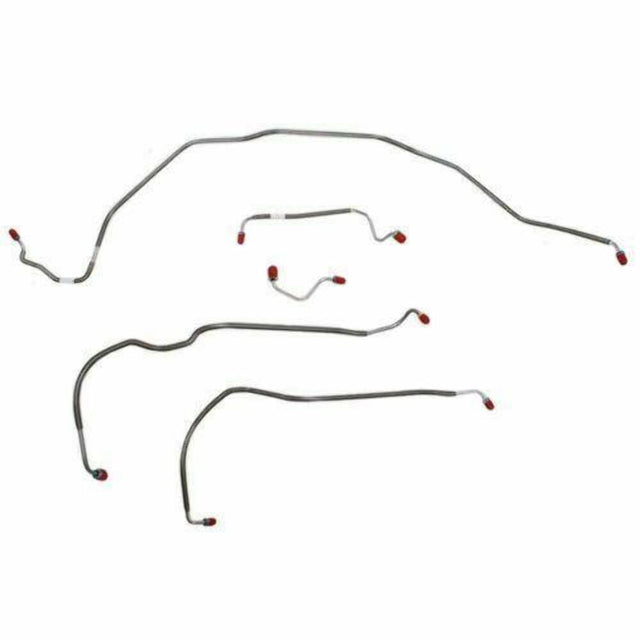 t 1970 Chevrolet Chevelle Front Brake Line Kit Power Disc Brakes - CKT7003SS Fine Lines
