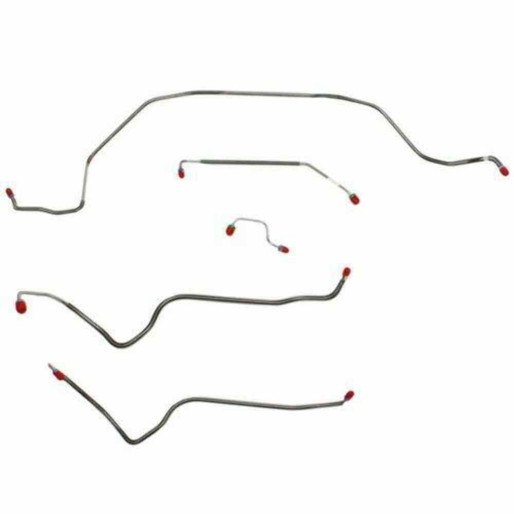 t 1970 Chevrolet Monte Carlo Front Brake Line Kit Power Disc 5 Piece Set MKT7001OM Fine Lines
