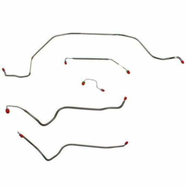 t 1970 Chevrolet Monte Carlo Front Brake Line Kit Power Disc 5 Piece Set MKT7001OM Fine Lines