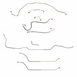 Complete Brake Line Kit for 1970 Chevy Malibu w/ Manual disc brakes stainless steel
