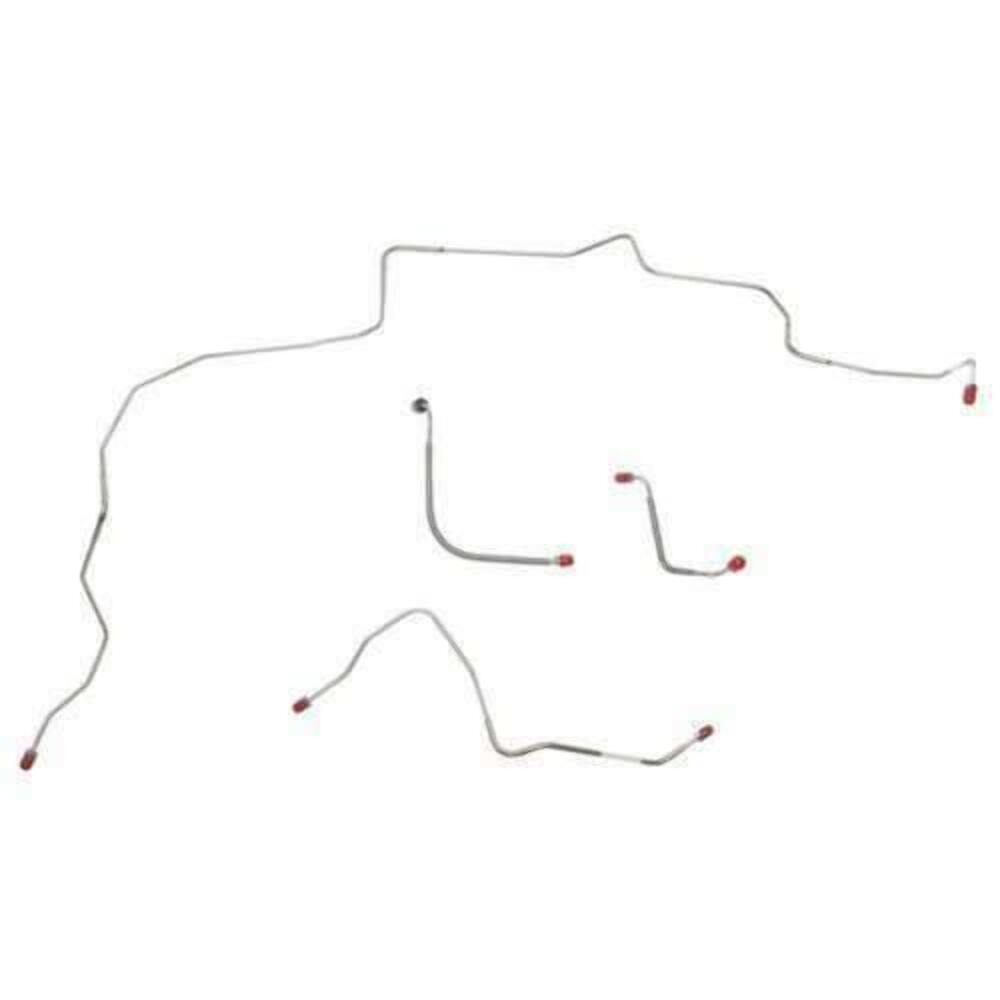 Front Brake Line Kit for 1970 Ford Mustang Boss 429 disc brakes stainless steel