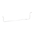 t 1970 Ford Mustang Intermediate Brake Line Drum Brakes Steel - ZIN7001OM Fine Lines