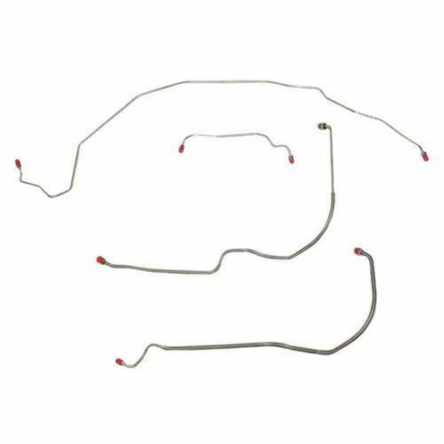 Front Brake Line Kit for 1971-1972 Buick Skylark stainless steel