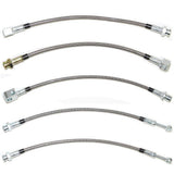 Brake Hose Kit for 1971-1972 Chevy C10 disc brakes stainless steel