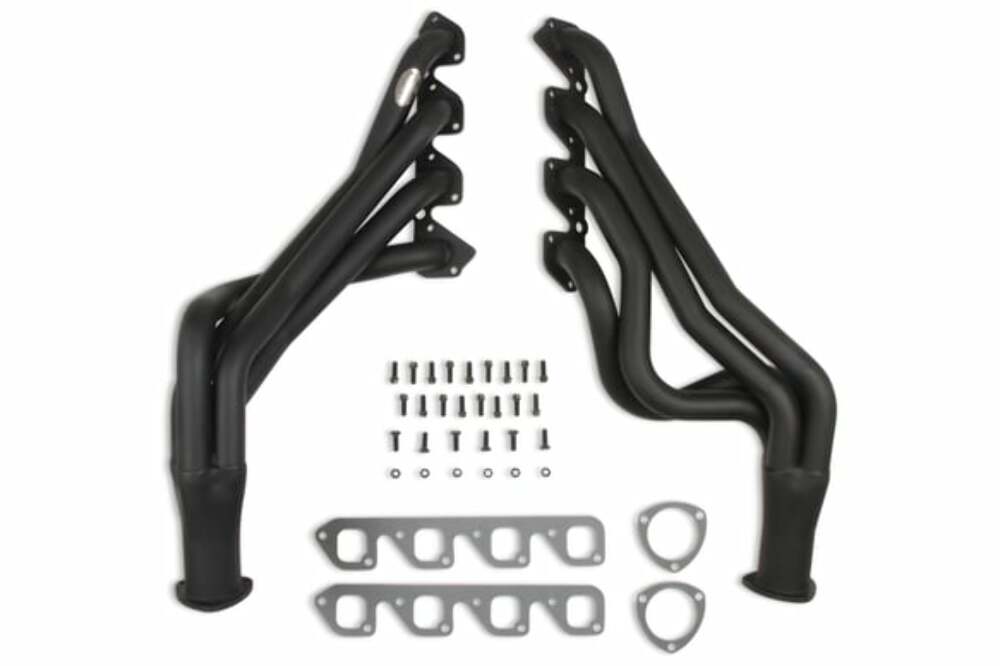 t 1971-1973 Ford Mustang Long Tube Headers Hooker Competition - Painted 6915HKR Hooker