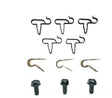 Fuel Line for 1971-1974 Chrysler B Body and 70-74 E Body Brake Clips steel