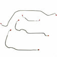 Front Brake Line Kit for 1971-1972 Chevy Monte Carlo disc brakes stainless steel