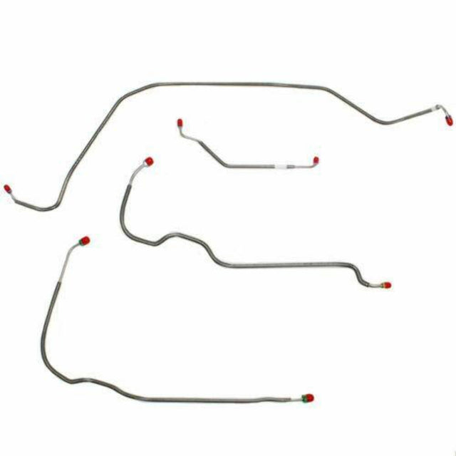 Front Brake Line Kit for 1971-1972 Chevy Monte Carlo disc brakes stainless steel