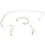 Front Brake Line Kit for 1971-1972 Dodge Coronet drum brakes stainless steel