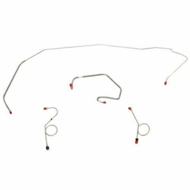 Front Brake Line Kit for 1971-1972 Dodge Coronet drum brakes stainless steel