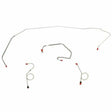 Front Brake Line Kit for 1971-1972 Dodge Coronet drum brakes stainless steel