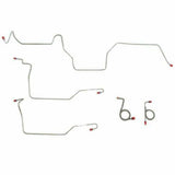 t 1971-72 Ford Mustang Front Brake Line Kit w/ Power Disc Brakes - ZKT7102SS Fine Lines