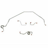 Front Brake Line Kit for 1971-1973 Chevy Nova disc brakes stainless steel