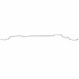 Fuel Line Kit for 1971-1973 Ford Mustang stainless steel