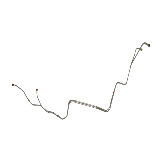 t 1971-73 Ford Mustang Transmission Cooler Lines 8cyl w/ C6 2 Piece Set -ZTC7103SS Fine Lines