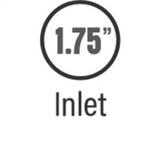 MagnaFlow performance muffler 3 inch inlet 1.75 inch outlet aluminized steel 13123