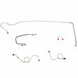 Front Brake Line Kit for 1971 Dodge Challenger disc brakes stainless steel