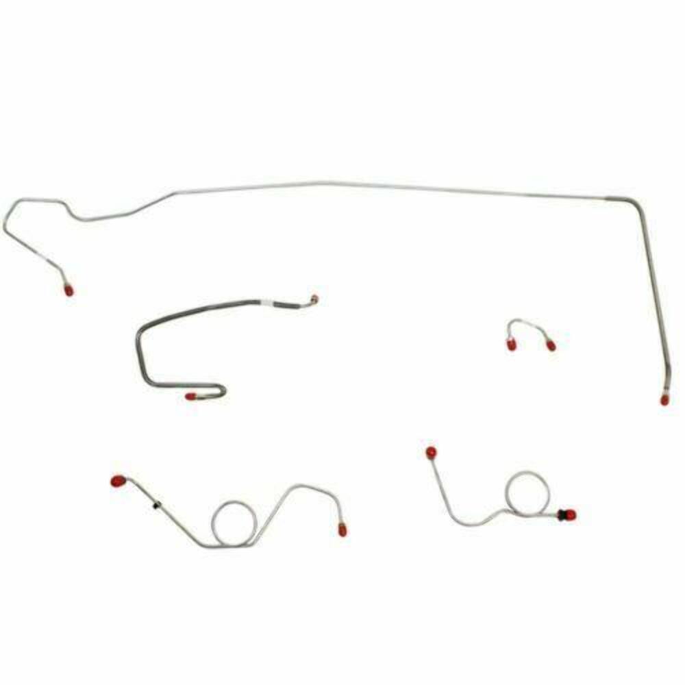 Front Brake Line Kit for 1971 Dodge Challenger disc brakes stainless steel