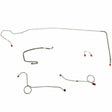 t 1971 Dodge Challenger Front Brake Line Kit Power Disc Brakes EKT7105OM Fine Lines