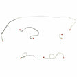 Front Brake Line Kit for 1971 Dodge Coronet disc brakes stainless steel