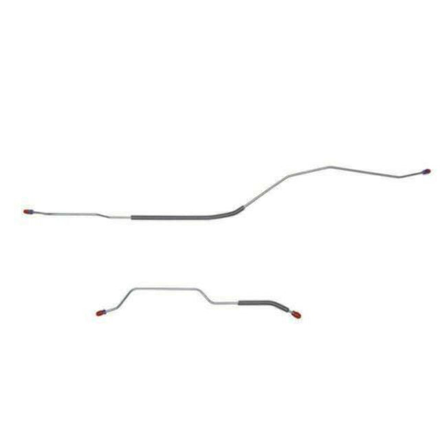 t 1971 Ford Torino Rear Axle Lines with 9 Inch Rear Axle 2 Set - DRA7003SS Fine Lines