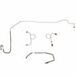 Front Brake Line Kit for 1972-1973 Dodge Challenger disc brakes stainless steel