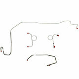 Front Brake Line Kit for 1972-1973 Dodge Challenger disc brakes stainless steel