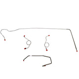 Front Brake Line Kit for 1972-1973 Dodge Challenger disc brakes stainless steel